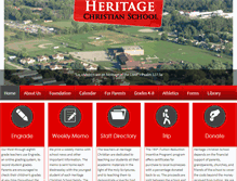 Tablet Screenshot of heritageprschool.com